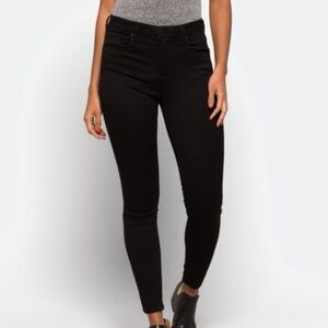 STS BLUE Ellie High Rise Ankle Skinny Jean Black Sz 16